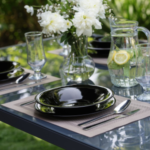 CLASSIC BLACK Talerz głęboki 24cm czarny